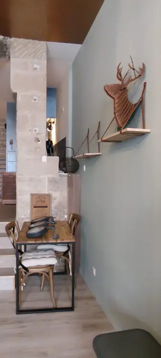 Coin repas — La Tannerie, hébergement Bed in Shop à Romans-sur-Isère